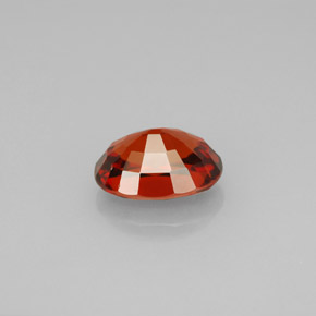 Granate espesartita naranja natural de 2,10 ct, corte óvalo, VVS