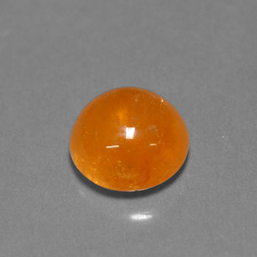 Hilo de espesartita Naranja natural de 3.02 ct, Transparente, Transparente / Translúcido
