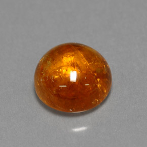 Hilo de espesartita Naranja natural de 2.10 ct, Transparente, Transparente / Translúcido