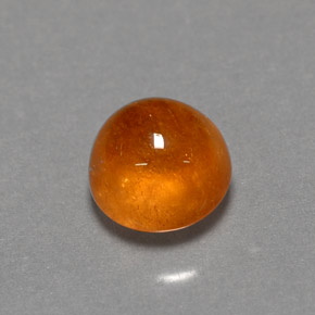 Granate espesartita naranja natural de 1,70 ct, transparente, transparente / translúcido