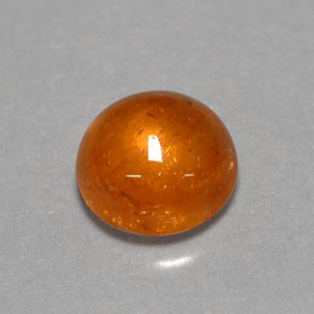Hilo de espesartita Naranja natural de 1.73 ct, Transparente, Transparente / Translúcido