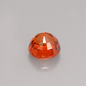 Hilo de espesartita Naranja mandarina natural de 1.22 ct, Corte Redondo, VS