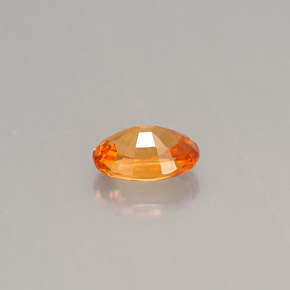 Hilo de espesartita Naranja natural de 0.59 ct, Corte Óvalo, VVS-VS