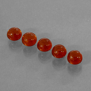 Gemas de granate espesartita naranja natural de  ct, transparente, transparente / translúcido