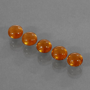 Gemas de granate espesartita naranja natural de  ct, transparente, transparente / translúcido