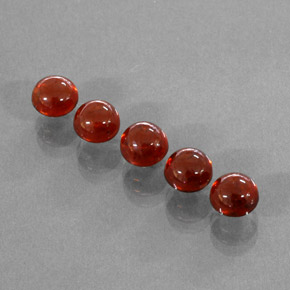 Gemas de granate espesartita naranja natural de  ct, transparente, transparente / translúcido