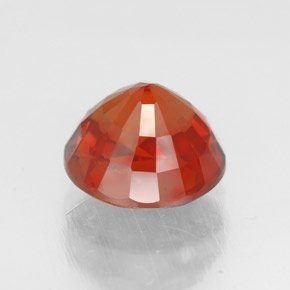 Hilo de espesartita Naranja rojizo natural de 2.23 ct, Corte Redondo, VS