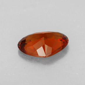 Granate espesartita rojo natural de 1,91 ct, en forma de pera, VVS-VS