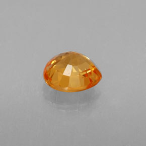 Granate espesartita naranja natural de 0,95 ct, en forma de pera, VS