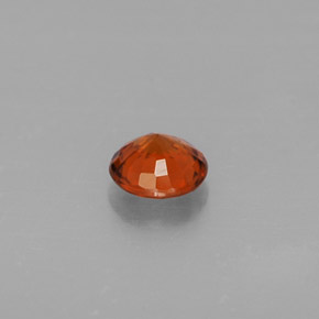 Hilo de espesartita Naranja mandarina natural de 0.51 ct, Corte Redondo, VVS-VS