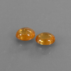 Gemas de granate espesartita naranja natural de  ct, transparente, transparente / translúcido