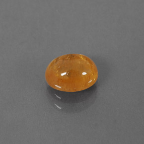 Granate espesartita naranja natural de 1,17 ct, transparente, transparente / translúcido