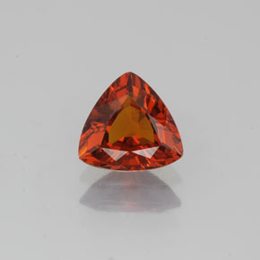 Granate espesartita naranja natural de 0,96 ct, trillón, VS