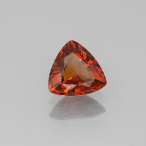 Granate espesartita naranja natural de 0,96 ct, trillón, VS