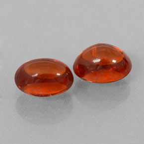 Gemas de granate espesartita naranja natural de  ct, transparente, transparente / translúcido