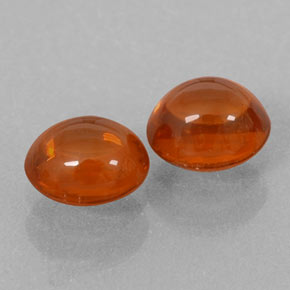 Gemas de granate espesartita naranja natural de  ct, transparente, transparente / translúcido