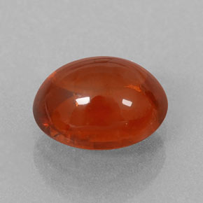Hilo de espesartita Naranja cálido natural de 2.39 ct, Transparente, Transparente / Translúcido