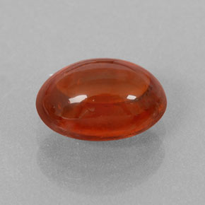 Granate espesartita naranja natural de 2,48 ct, transparente, transparente / translúcido