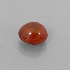 Granate espesartita naranja natural de 1,80 ct, transparente, transparente / translúcido