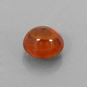 Granate espesartita naranja natural de 2,01 ct, transparente, transparente / translúcido