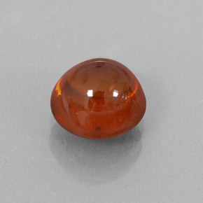 Granate espesartita naranja natural de 2,27 ct, transparente, transparente / translúcido