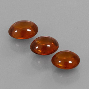 Gemas de granate espesartita naranja natural de  ct, transparente, transparente / translúcido