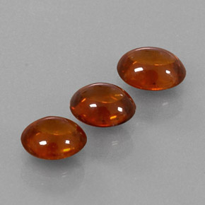 Gemas de granate espesartita naranja natural de  ct, transparente, transparente / translúcido