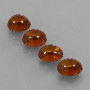 Gemas de granate espesartita naranja natural de  ct, transparente, transparente / translúcido