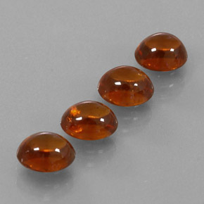 Gemas de granate espesartita naranja natural de  ct, transparente, transparente / translúcido