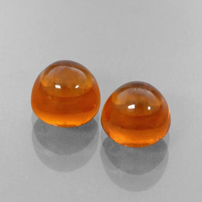 Gemas de granate espesartita naranja natural de  ct, transparente, transparente / translúcido