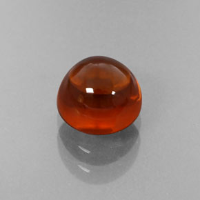Granate espesartita naranja natural de 1,80 ct, transparente, transparente / translúcido