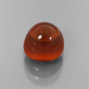 Granate espesartita naranja natural de 2,41 ct, transparente, transparente / translúcido