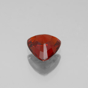 Granate espesartita rojo natural de 1,37 ct, trillón, VVS