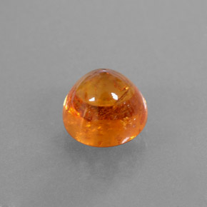Granate espesartita naranja natural de 4,50 ct, transparente, transparente / translúcido