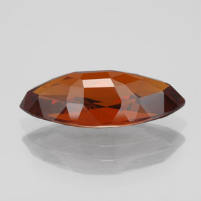Granate espesartita rojo natural de 4,97 ct, marquesa, SI