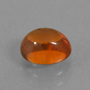 Hilo de espesartita Naranja natural de 1.50 ct, Corte Óvalo, Transparente