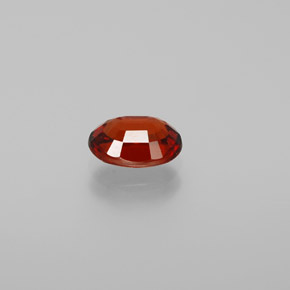 Hilo de espesartita Rojo claro natural de 1.40 ct, Corte Óvalo, VS
