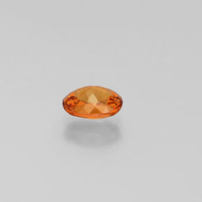Hilo de espesartita Naranja natural de 0.91 ct, Corte Óvalo, VS