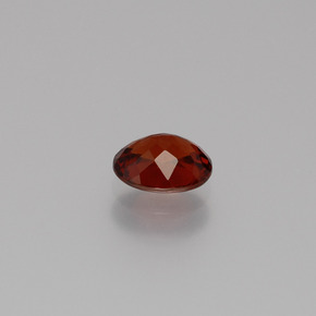 Granate espesartita naranja natural de 0,84 ct, corte óvalo, VS