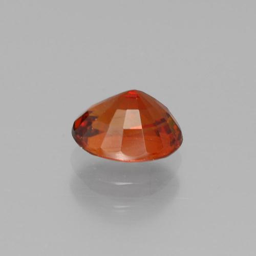 Granate espesartita rojo natural de 1,22 ct, corte óvalo, VVS-VS