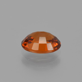 Hilo de espesartita Rojo fuego natural de 1.11 ct, Corte Óvalo, VS