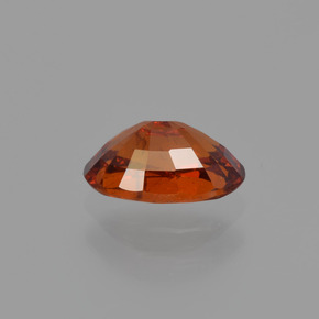 Hilo de espesartita Naranja rojizo natural de 1.00 ct, Corte Óvalo, VS