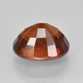 Granate espesartita naranja natural de 7,90 ct, corte óvalo, VS-SI