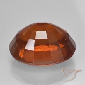 Hilo de espesartita Naranja rojizo natural de 15.53 ct, Corte Óvalo, SI