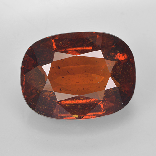 Hilo de espesartita Naranja rojizo natural de 11.03 ct, Corte Cojín, SI