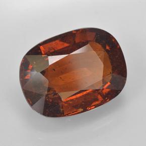 Hilo de espesartita Naranja rojizo natural de 11.03 ct, Corte Cojín, SI