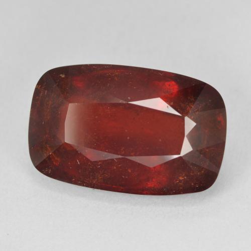 Hilo de espesartita Rojo fuego natural de 18.30 ct, Forma Cojín, SI