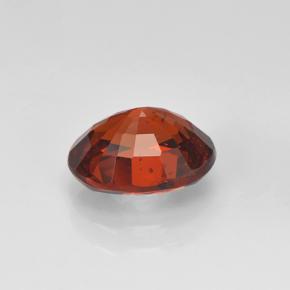 Granate espesartita rojo natural de 1,82 ct, corte óvalo, VS