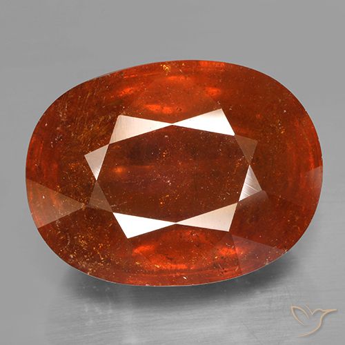 23.80ct Natural Naranja fuego Hilo de espesartita, Ovalada, SI