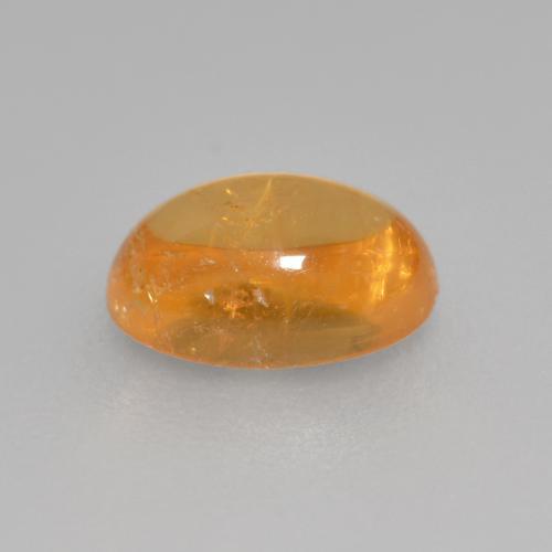 Hilo de espesartita Dorado naranja natural de 0.82 ct, Corte Óvalo, Transparente